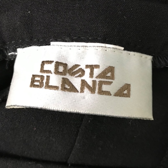 Y2K Costa Blanca Flare Skirt XS Fit Black Goth Punk Alternative - Picture 9 of 9